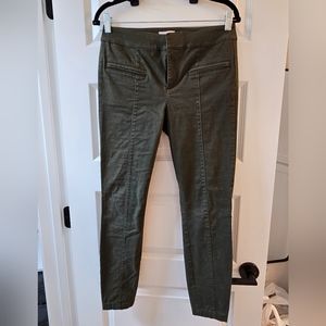 Loft Outlet Women's Skinny Ankle Pants - Olive Green - Size 4